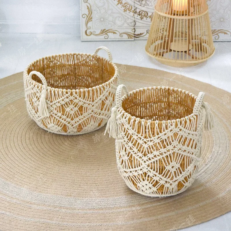 Keranjang Penyimpanan Buatan T - Home Decor Hampers ulasan dan harga