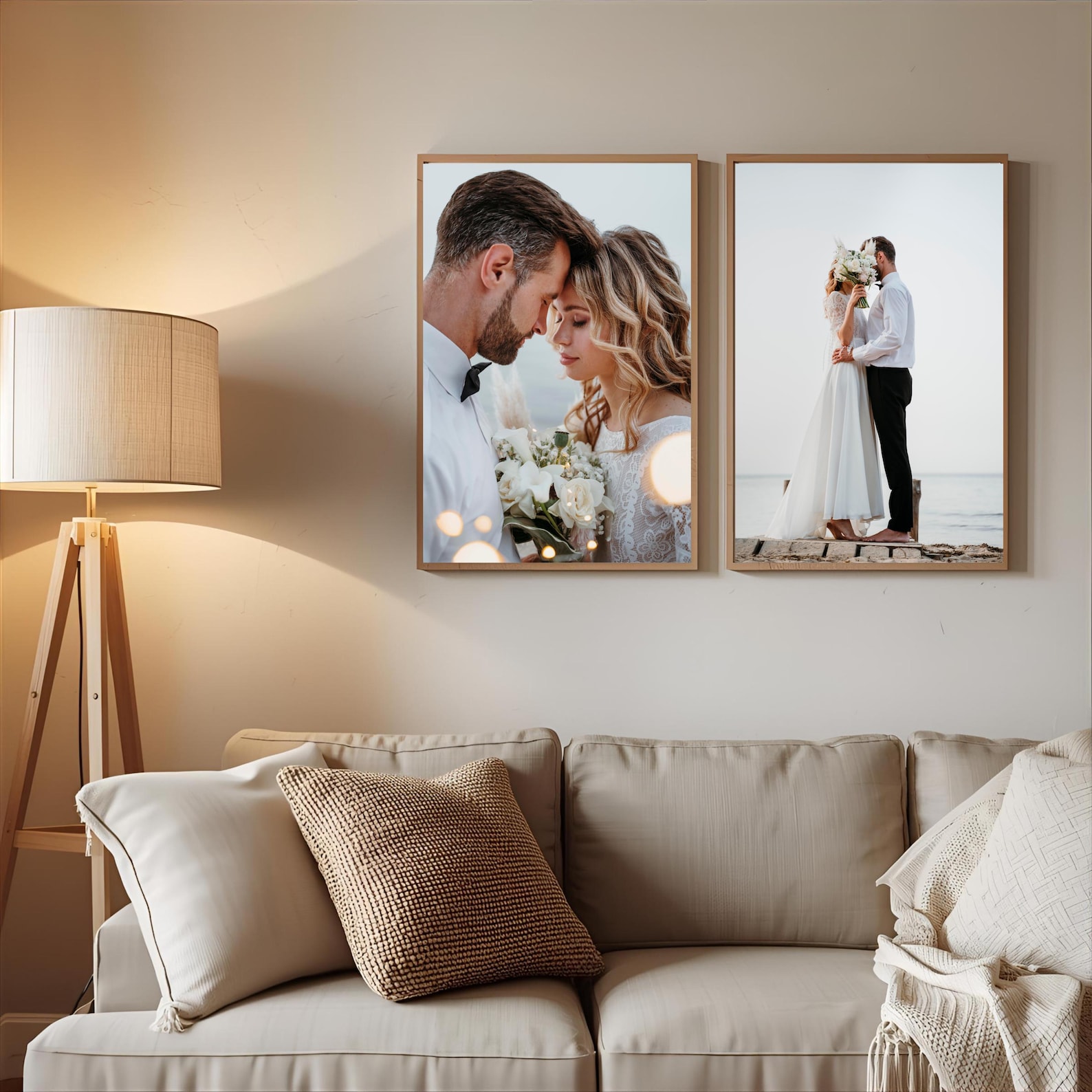 Kanvas Foto Pribadi, Seni Dind - Home Christmas Decor ulasan dan harga