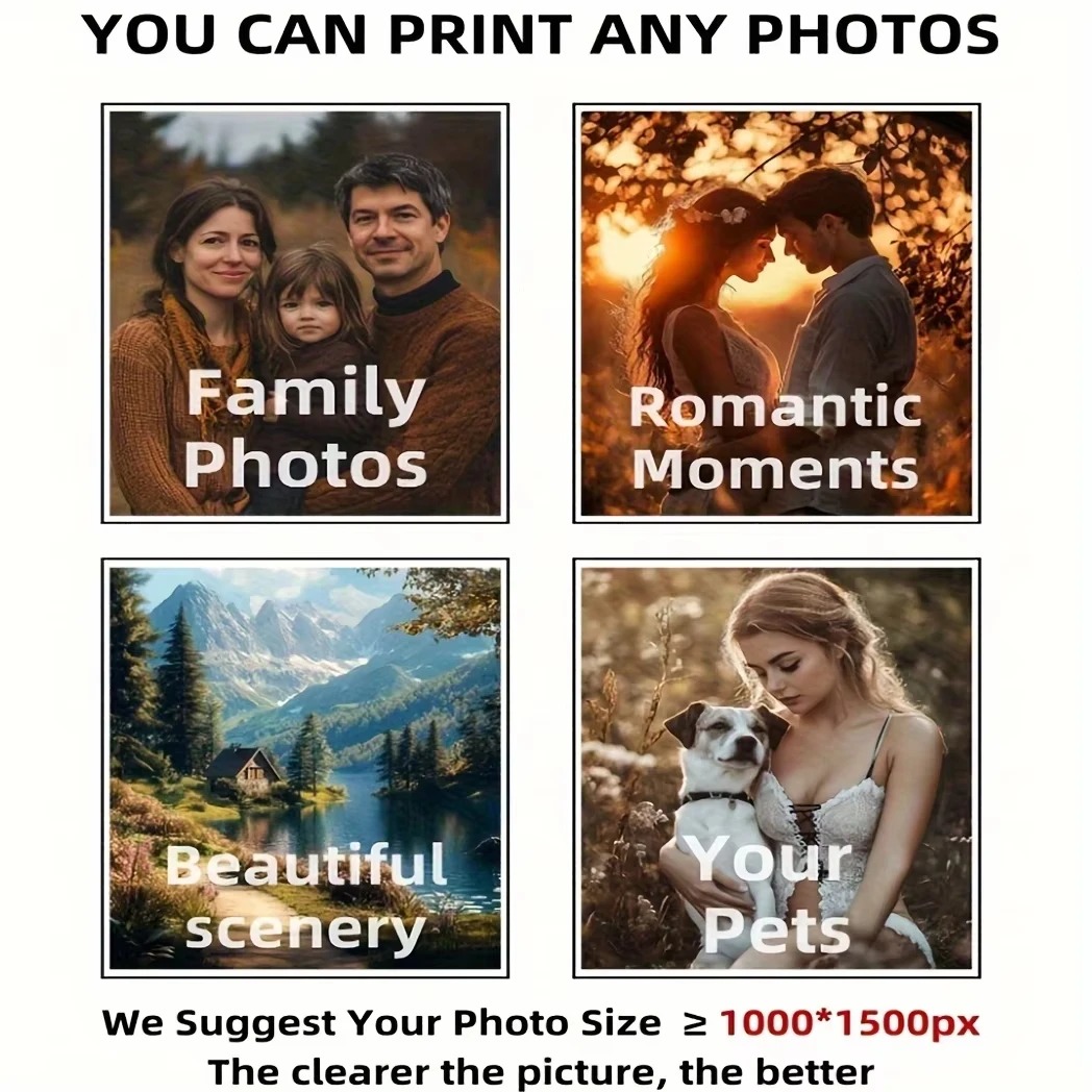 Kanvas Foto Pribadi, Seni Dind - Home Christmas Decor ulasan dan harga