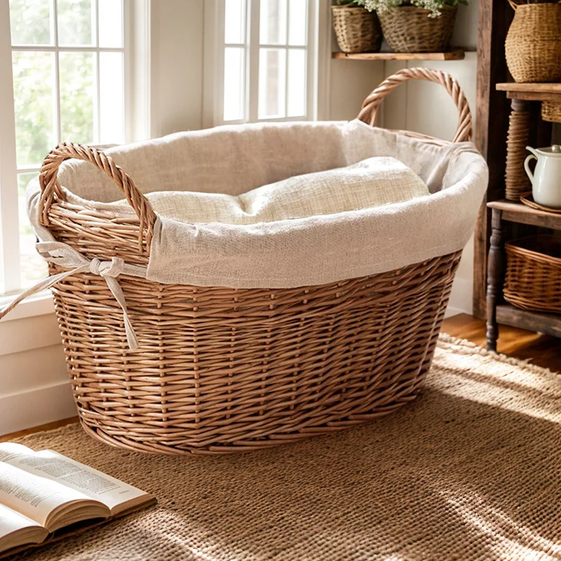 ‌ Keranjang Pakaian Kotor Rota - Home Decor Hampers ulasan dan harga