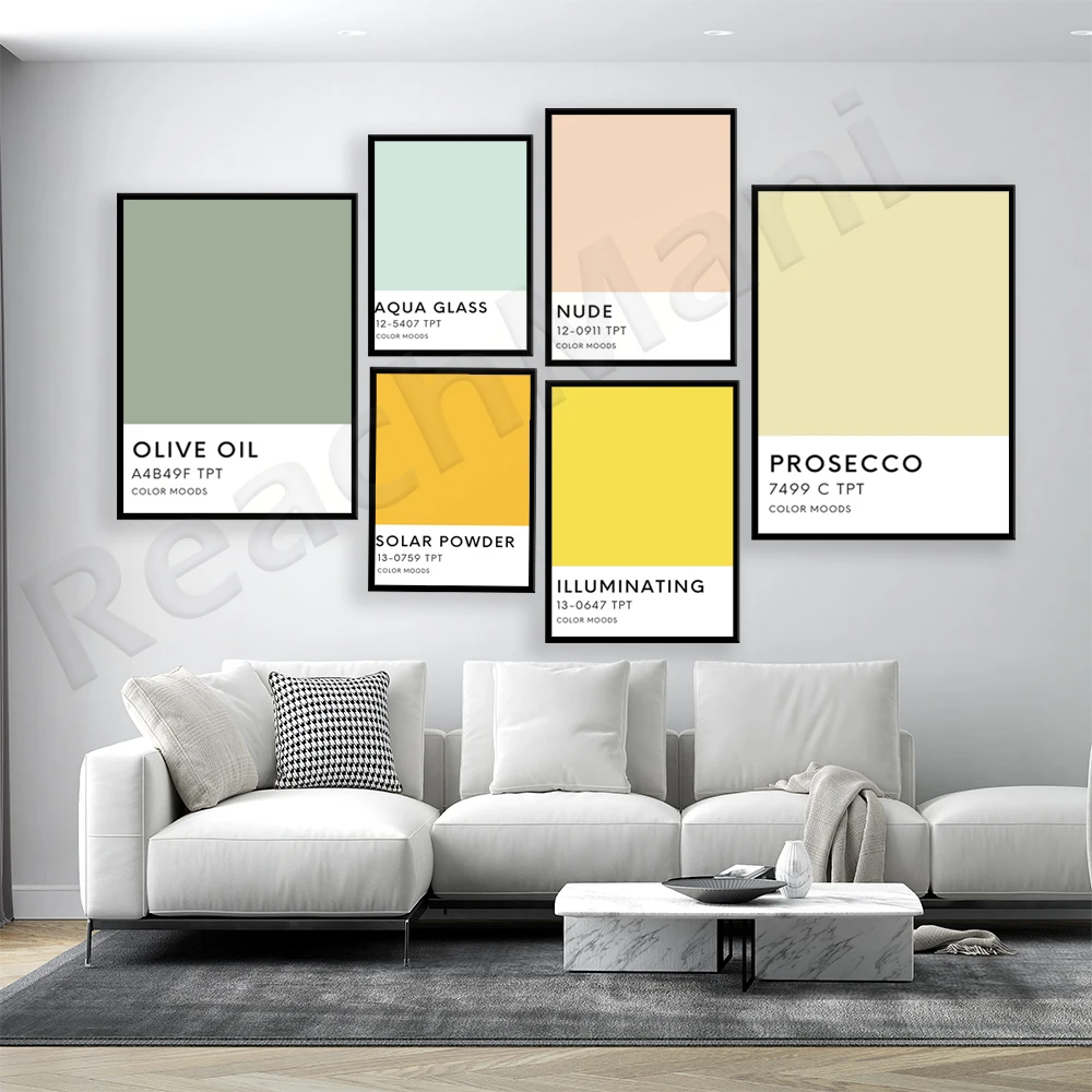 Cetakan warna palet Sunshine S - Home Decor Color Palettes ulasan dan harga