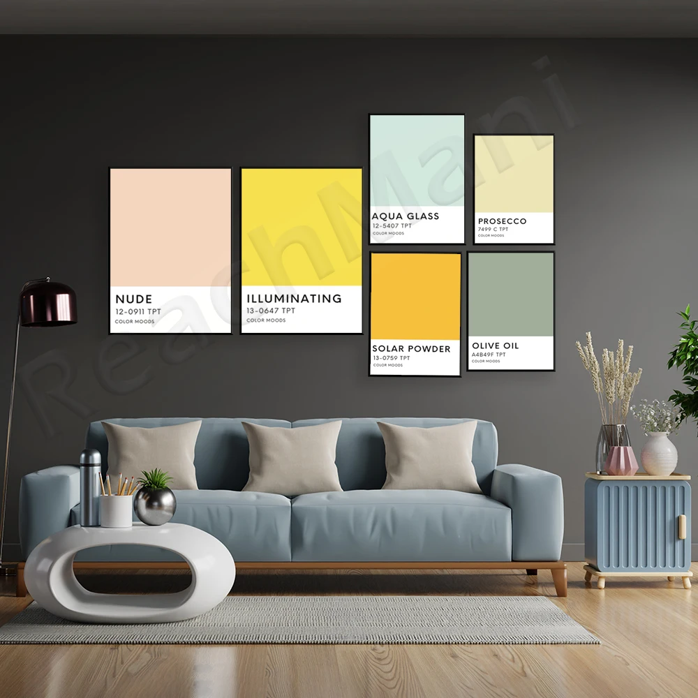 Cetakan warna palet Sunshine S - Home Decor Color Palettes ulasan dan harga