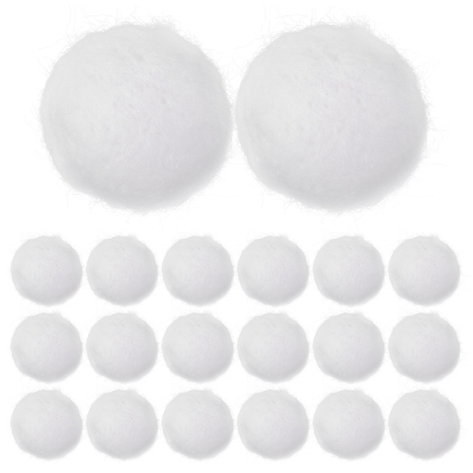 20 Buah Bola Wol Felt Buatan T - Home Decor Handmade ulasan dan harga
