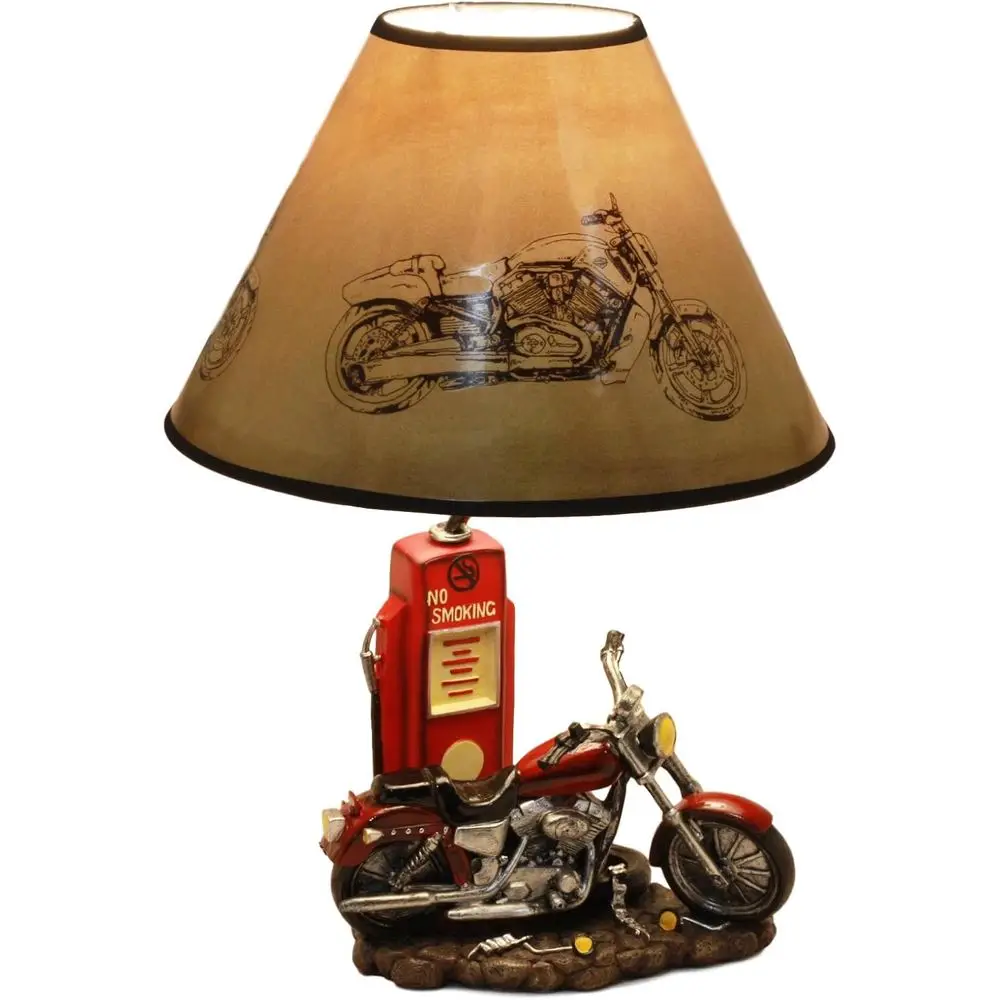 Lampu Meja Pompa Bensin Motor  - Home Decor Lamp ulasan dan harga