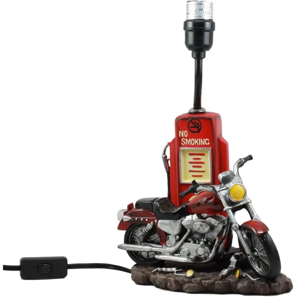 Lampu Meja Pompa Bensin Motor  - Home Decor Lamp ulasan dan harga