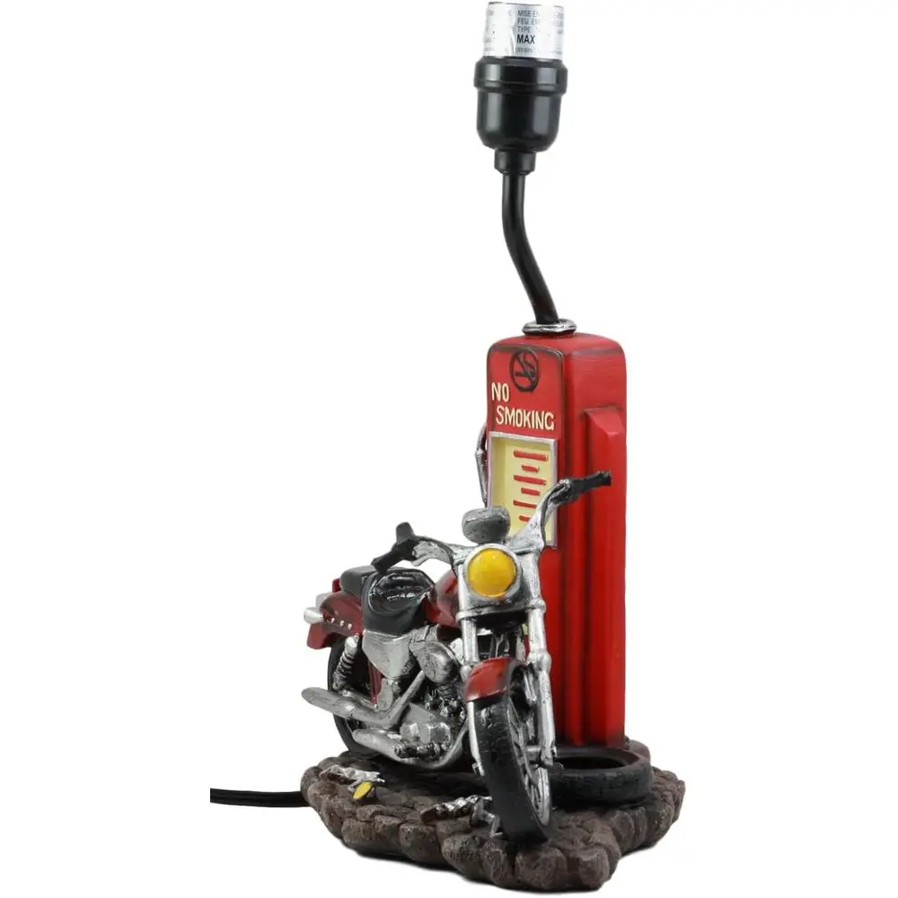 Lampu Meja Pompa Bensin Motor  - Home Decor Lamp ulasan dan harga
