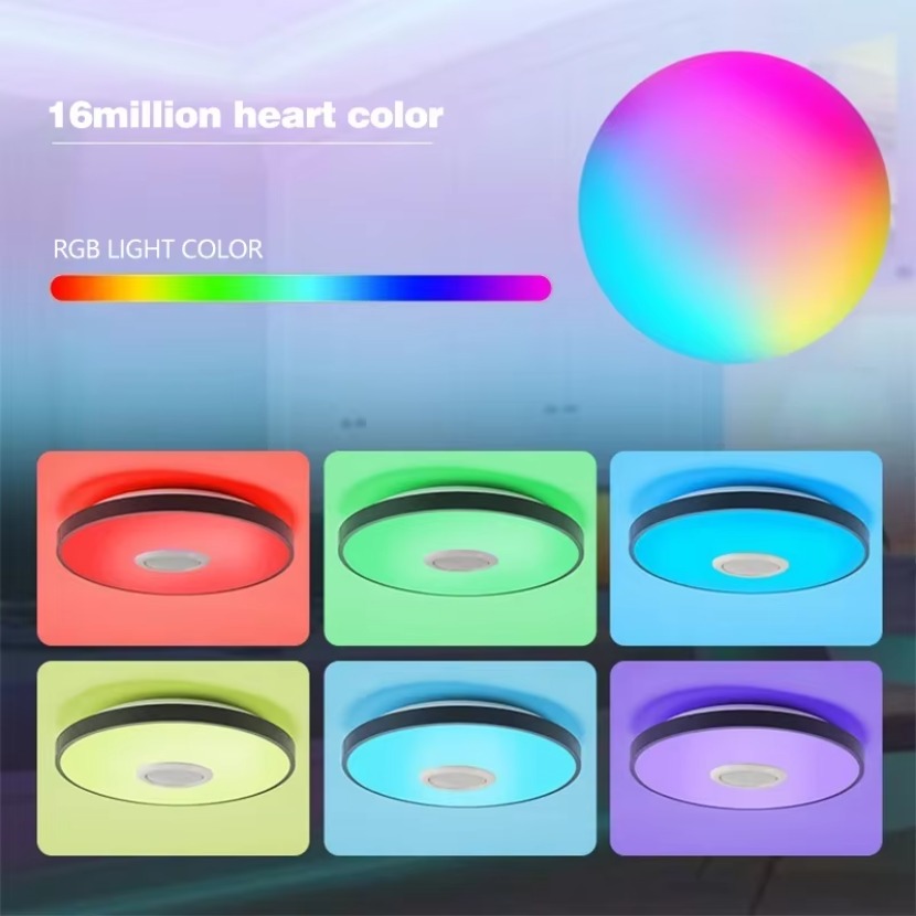 Lampu plafon musik pintar TUYA - Home Decor Free App ulasan dan harga