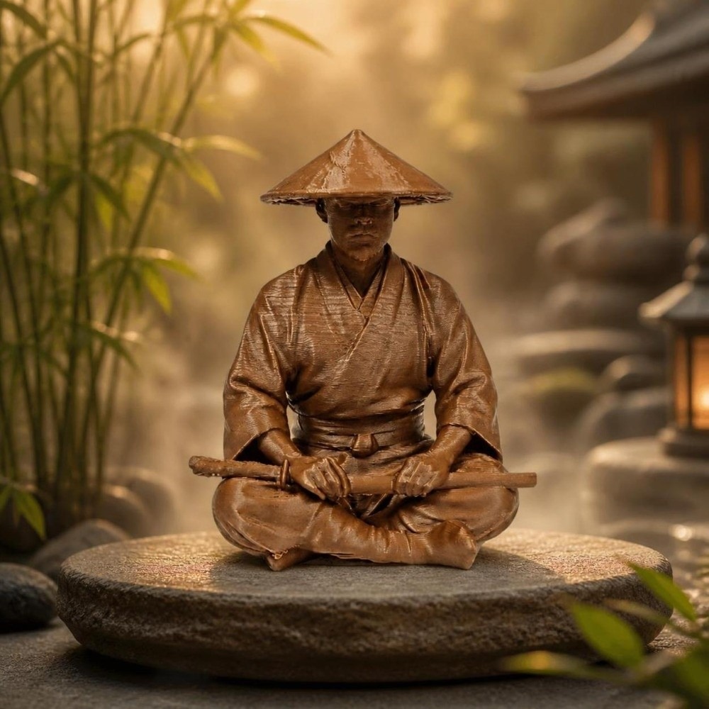 Ornamen Ninja dengan Pose Dudu - Home Decor Zen Style ulasan dan harga