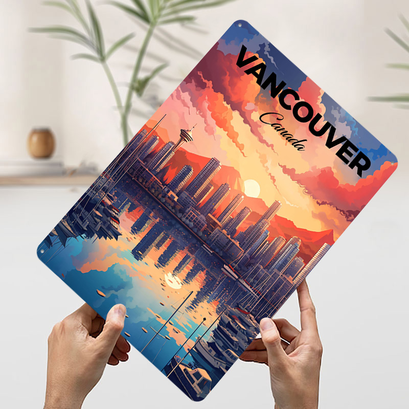 Poster Cetak Perjalanan Vancou - Home Decor Vancouver ulasan dan harga