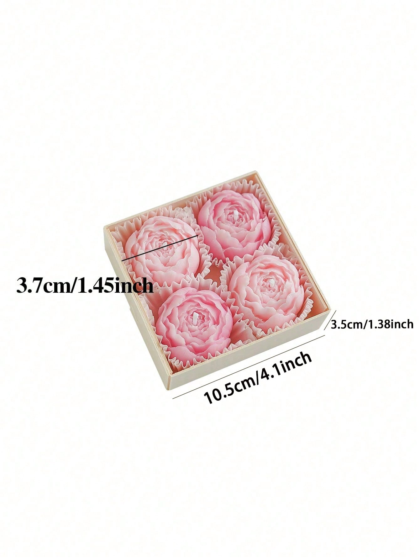 4pcs/Box Lilin Kedelai Berarom - Home Decor Handmade ulasan dan harga