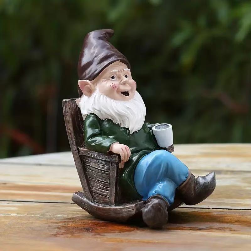 Ornamen Kurcaci Resin Kreatif  - Home Decor Garden Ideas ulasan dan harga