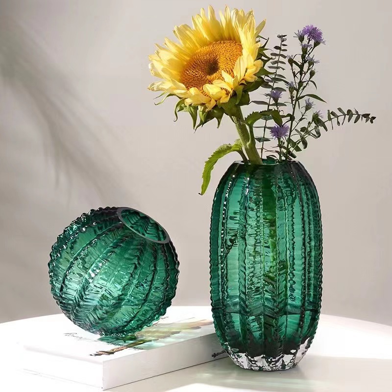 Vas Kaca Kaktus Modern Nordik, - Glass Vase Nordic ulasan dan harga