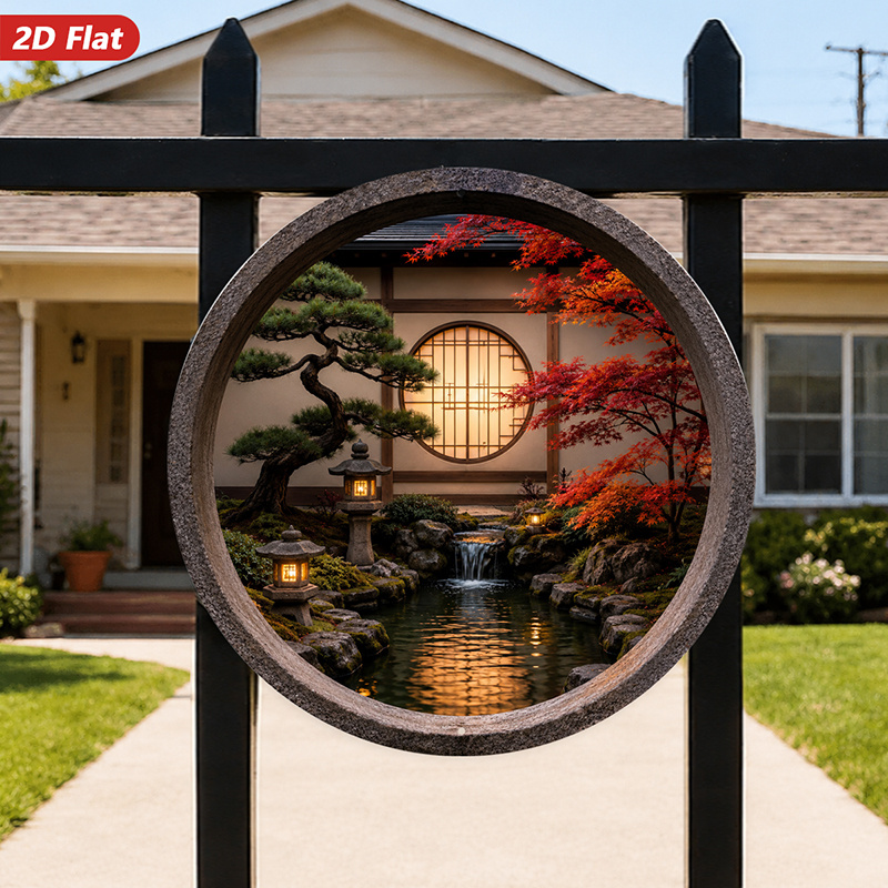 Dekorasi Dinding Logam Bulat 2 - Home Decor Garden Ideas ulasan dan harga