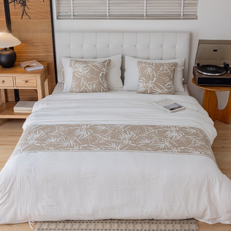 Selimut Kasur Mewah Warna Oatm - Home Decor Zen Style ulasan dan harga