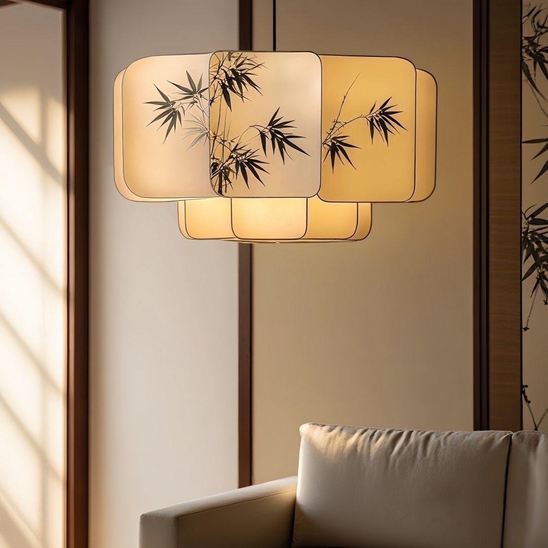 Lampu Gantung Berlapis Bambu A - Home Decor Zen Style ulasan dan harga