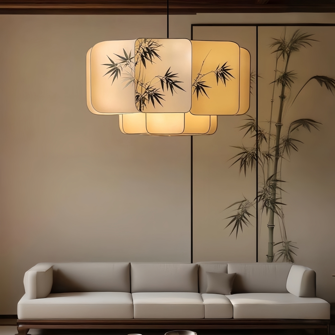 Lampu Gantung Berlapis Bambu A - Home Decor Zen Style ulasan dan harga