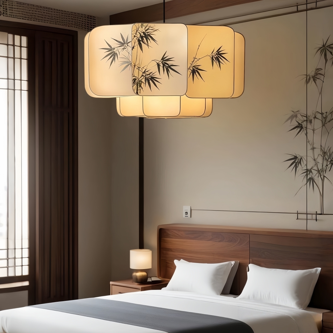 Lampu Gantung Berlapis Bambu A - Home Decor Zen Style ulasan dan harga