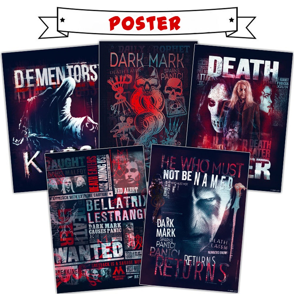 Poster Kertas Harry Potter Asl - Home Decor Scrap ulasan dan harga