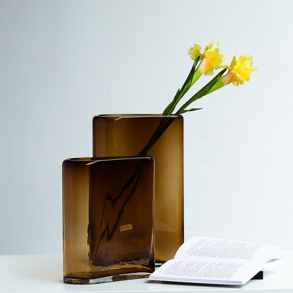 Vas Bunga Kaca Minimalis Itali - Glass Vase Nordic ulasan dan harga
