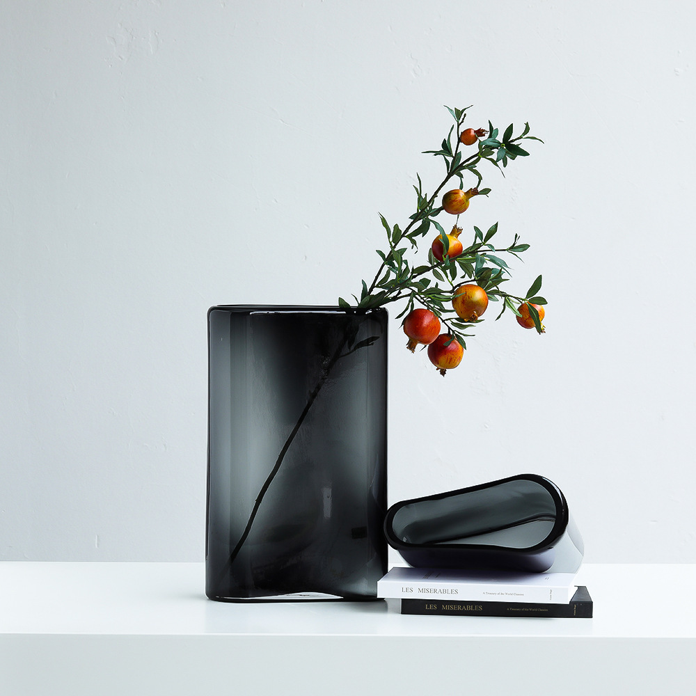 Vas Bunga Kaca Minimalis Itali - Glass Vase Nordic ulasan dan harga