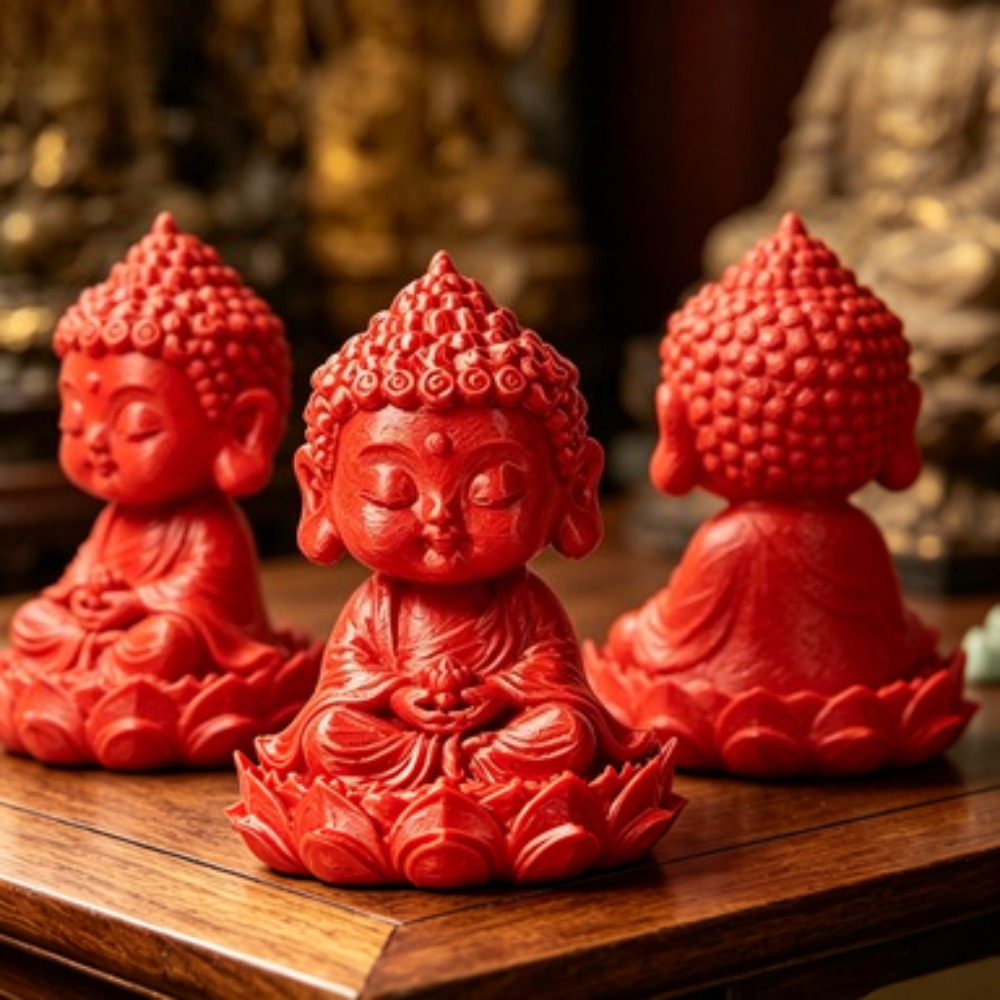 Patung Buddha Mini Retro Emas  - Home Decor Zen Style ulasan dan harga