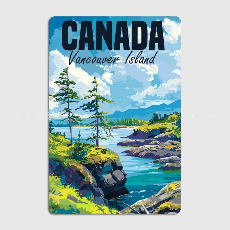 Poster Tempat Wisata Perjalana - Home Decor Vancouver ulasan dan harga