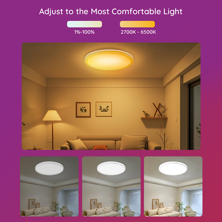 Lampu Langit-langit Pintar LED - Home Decor Free App ulasan dan harga