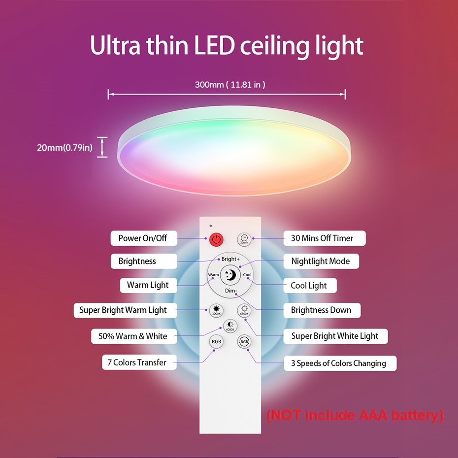 Lampu Langit-langit Pintar LED - Home Decor Free App ulasan dan harga