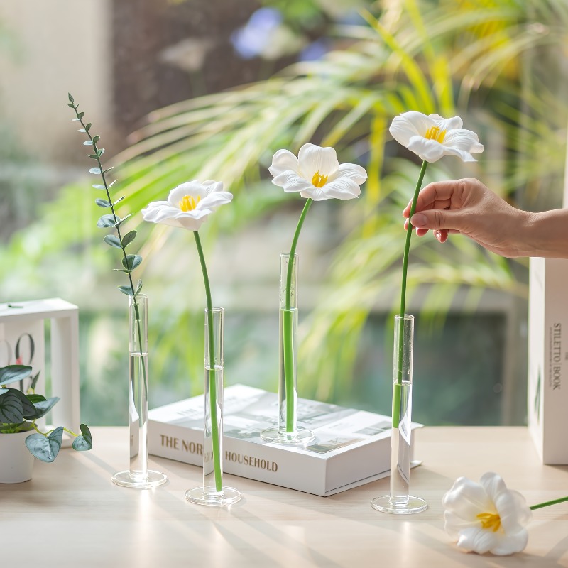 4Pcs Vas Akrilik Lurus Tipis M - Glass Vase Nordic ulasan dan harga